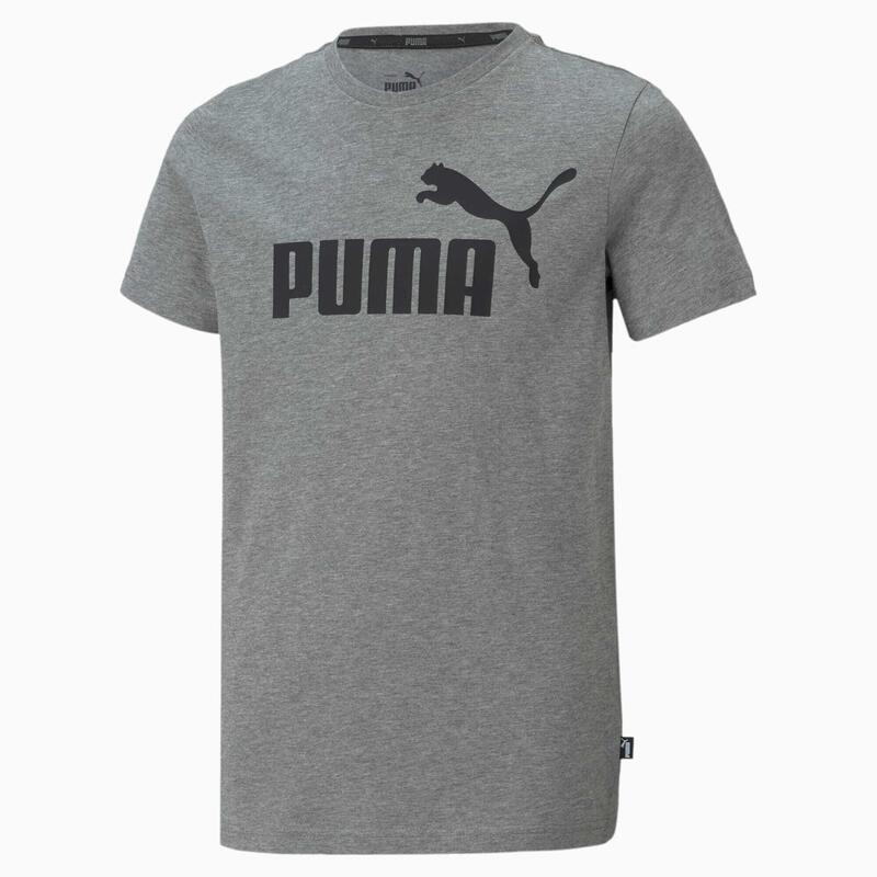 Essentials T-shirt met logo jongeren PUMA Medium Gray Heather