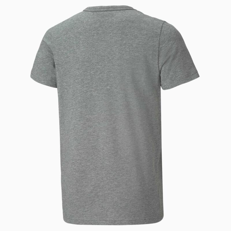 Camiseta Essentials Logo Niño PUMA Medium Gray Heather