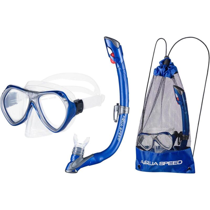 Zestaw do snorkelingu dla dzieci Aqua Speed Aura Evo + worek