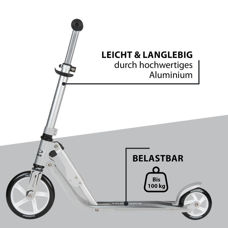 Little BigWheel® Scooter Roller für Kinder - Silver