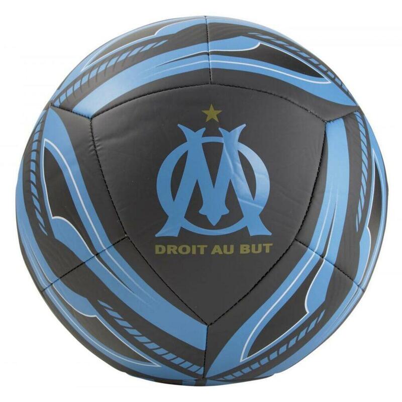 Ballon de Football Puma de l'Olympique de Marseille Icon Black Azur