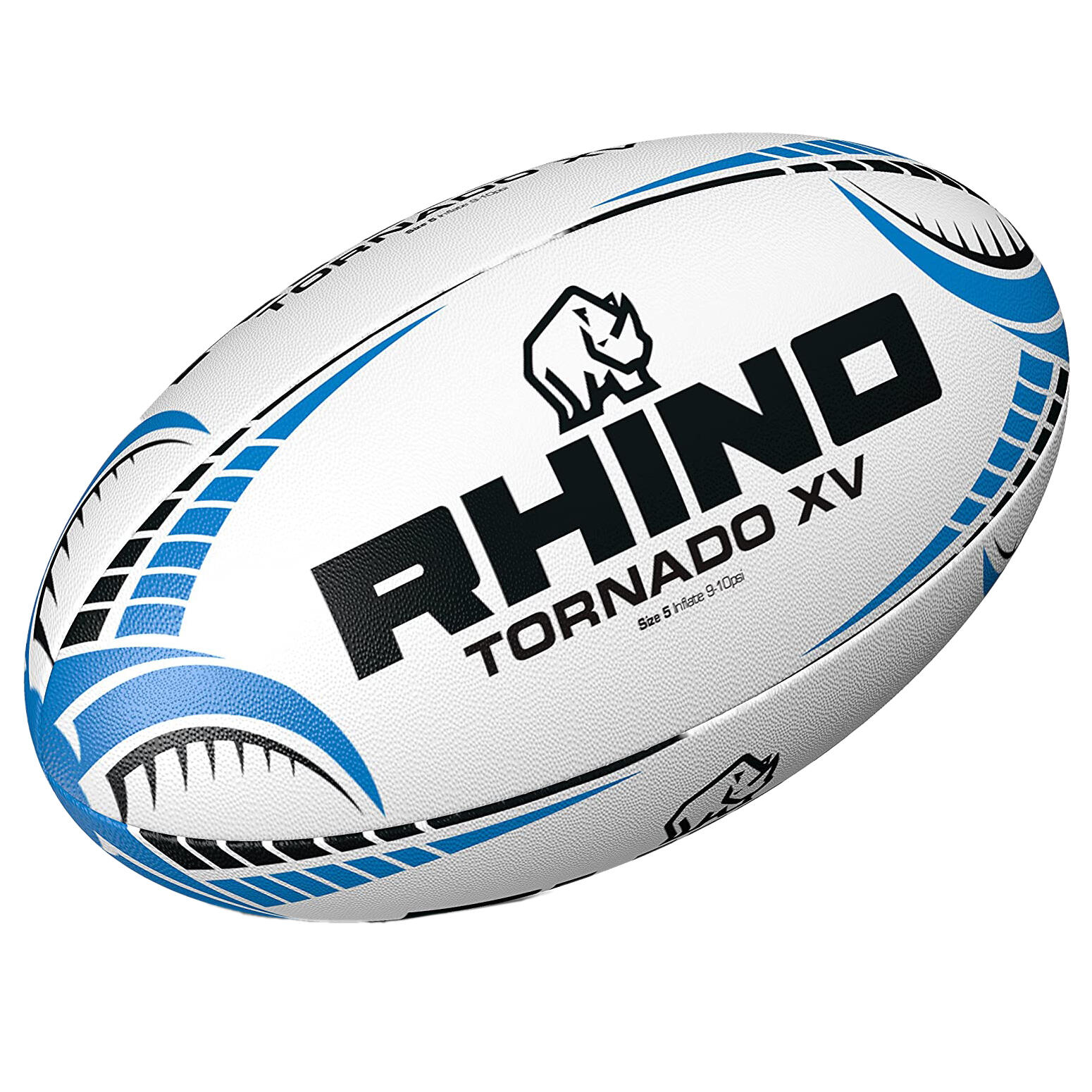 Tornado XV Rugby Ball (White) 4/4