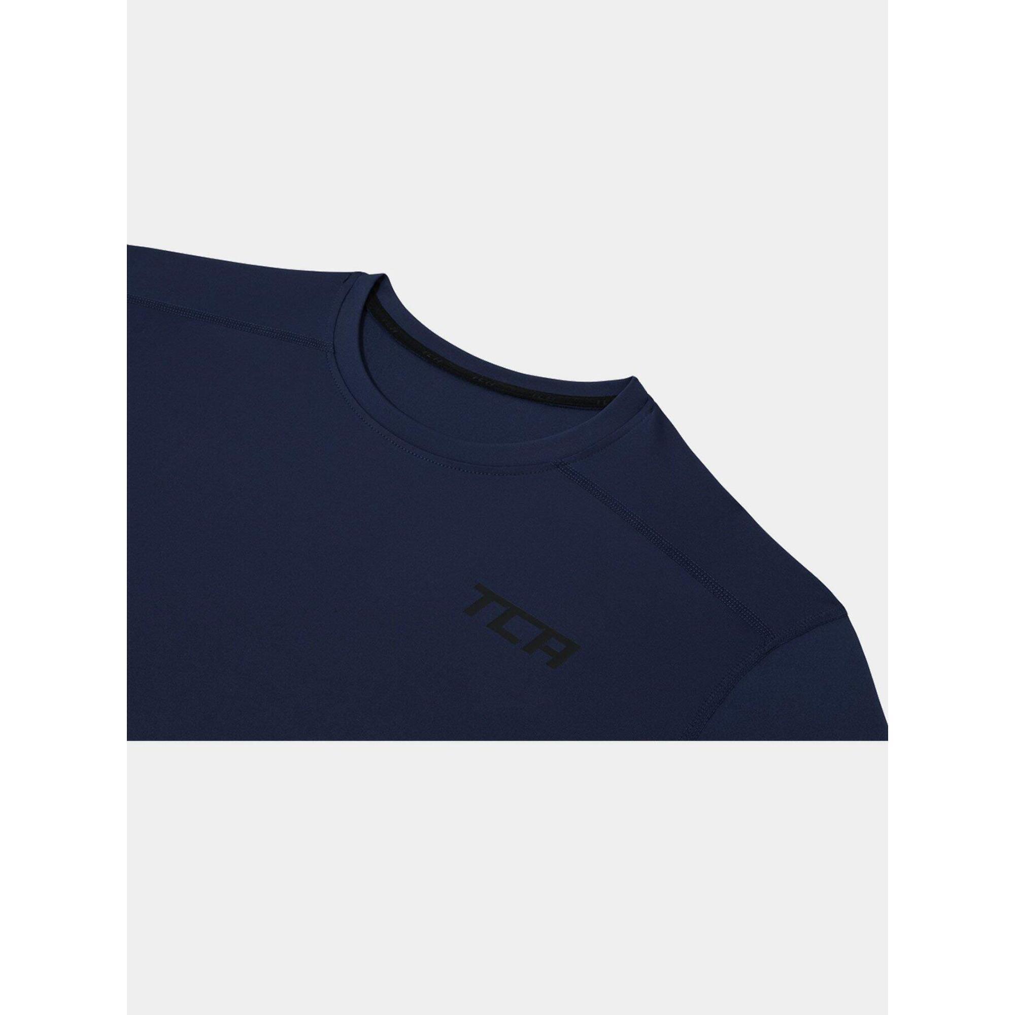Men's Power Base Layer Compression Long Sleeve Top - Navy Eclipse 3/5