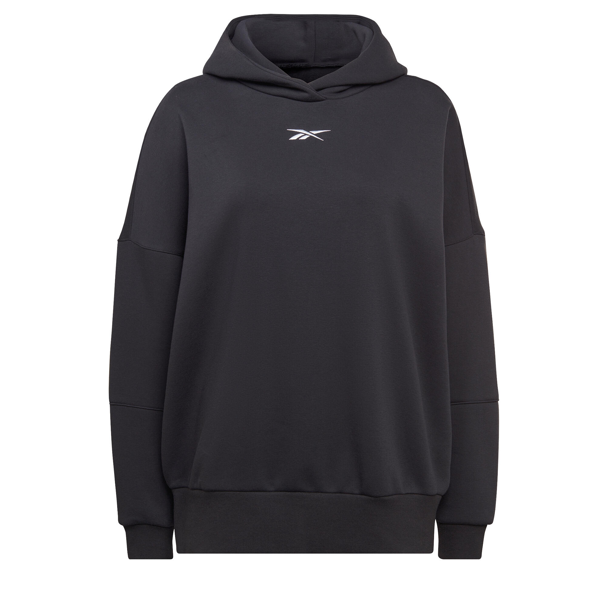 Felpa reebok nera e bianca donna on sale