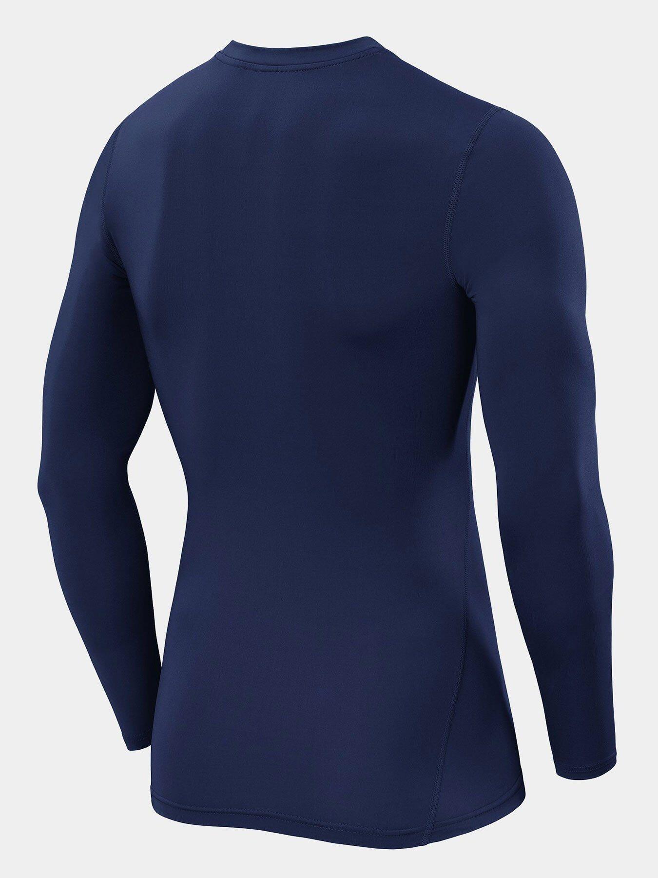 Men's Power Base Layer Compression Long Sleeve Top - Blueprint 2/5