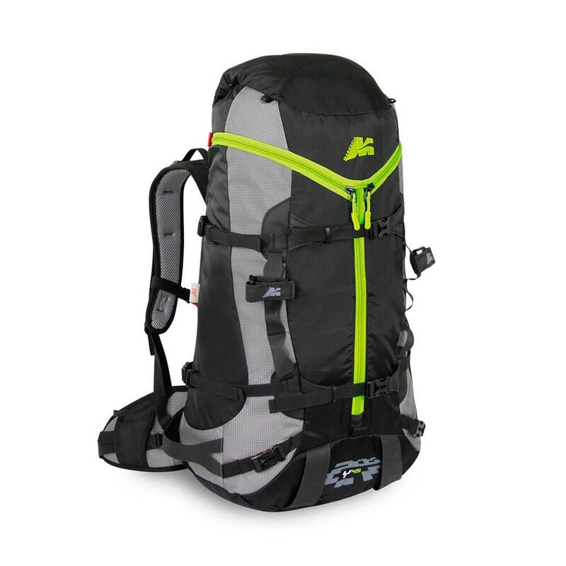 Mochila de Montaña y Trekking 45L MARSUPIO Negro/Gris