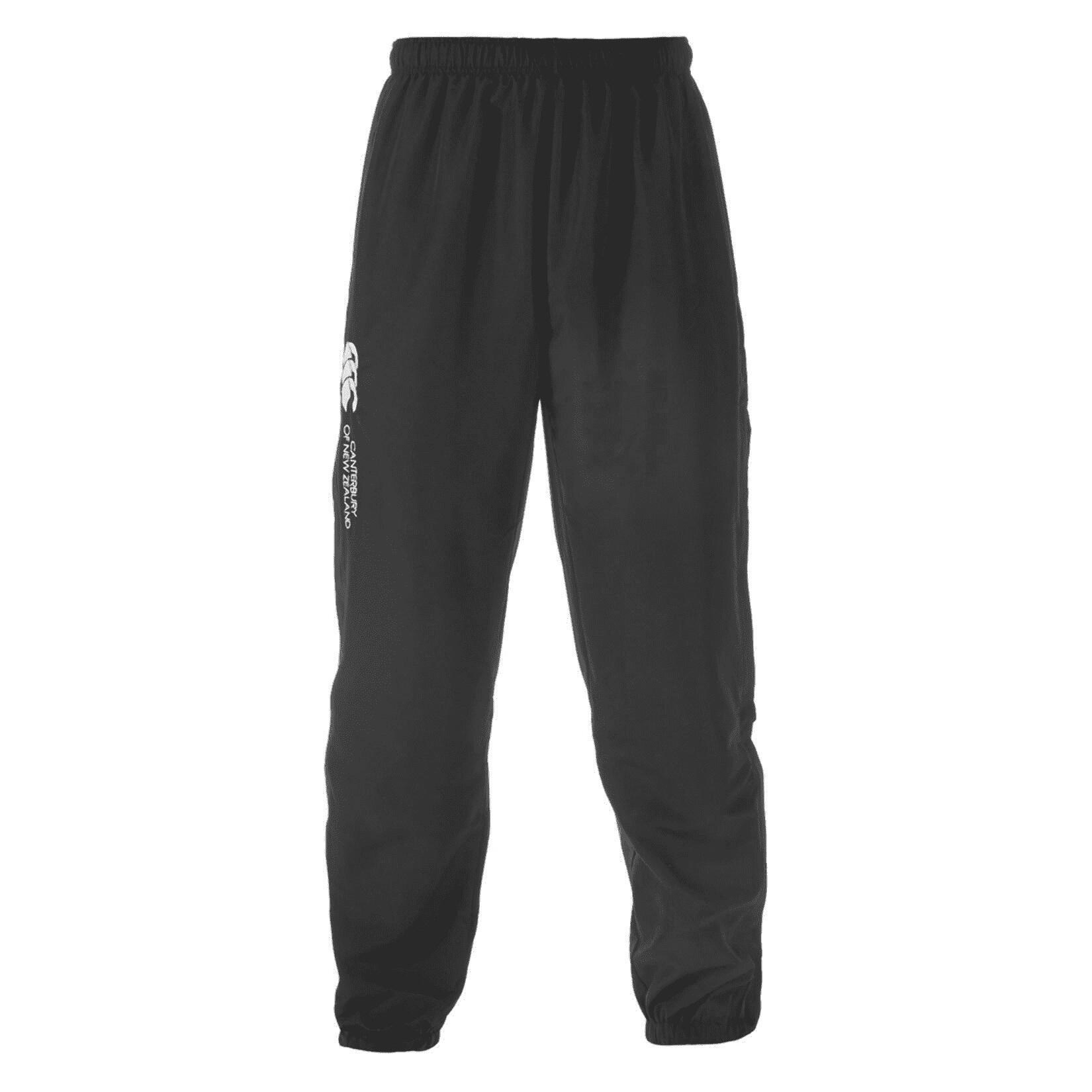 Childrens/Kids Cuffed Ankle Tracksuit Bottoms (Black) 1/3