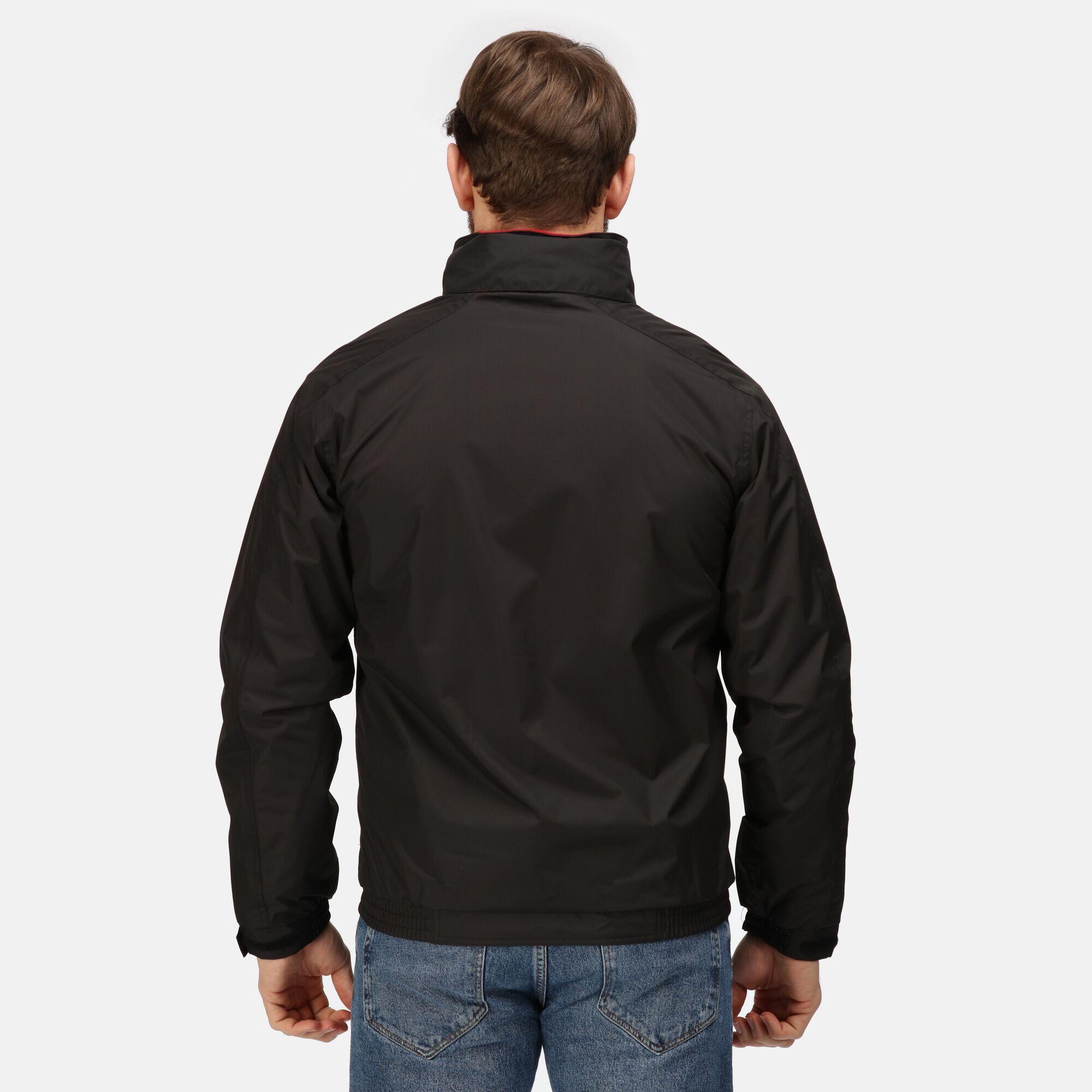 Men's DOVER waterproof jacket (Black/Red)