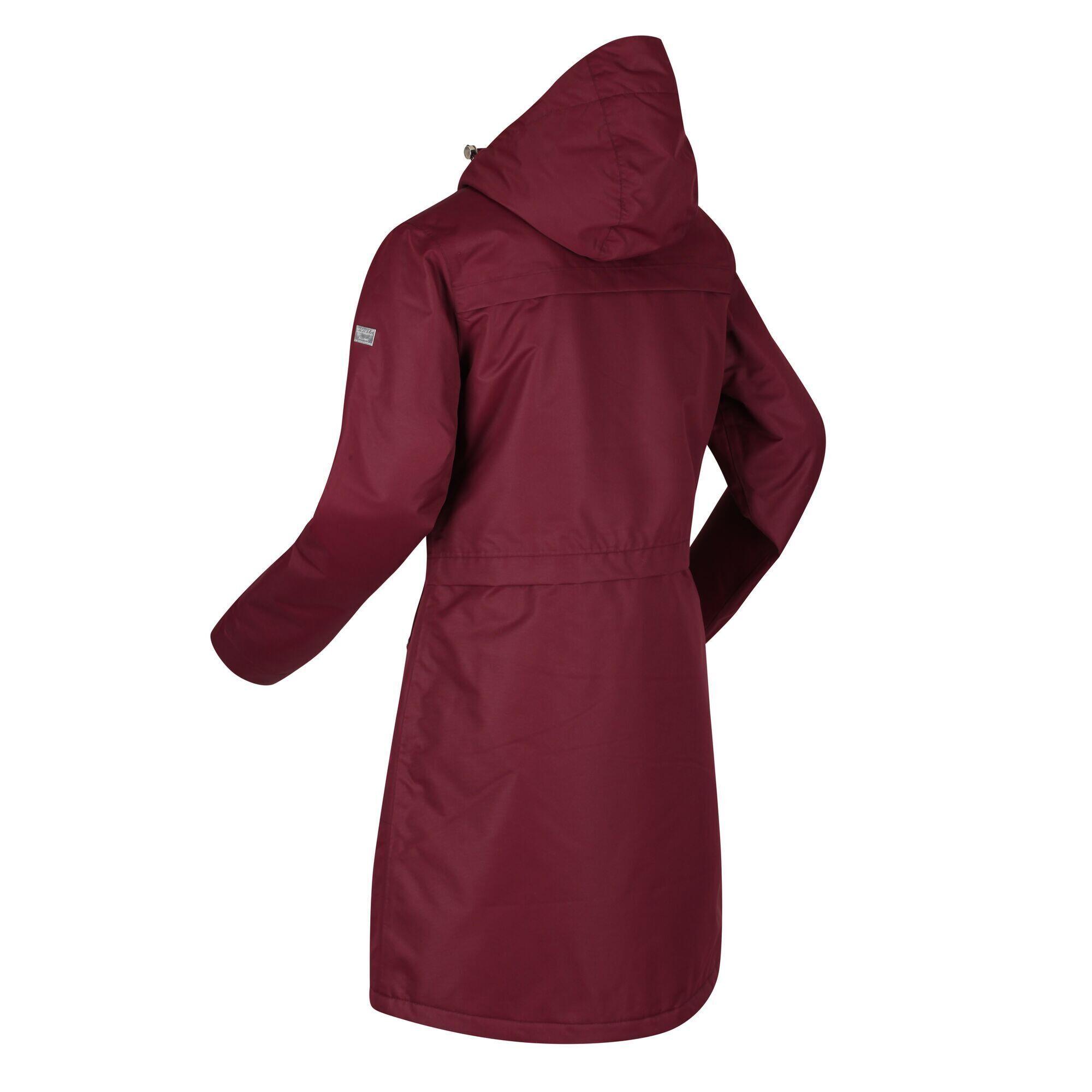 Womens/Ladies Remina Insulated Waterproof Jacket (Claret Red) 3/5