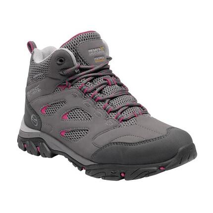 Chaussures Montantes De Randonnée HOLCOMBE Femme (Gris/rose Foncé)