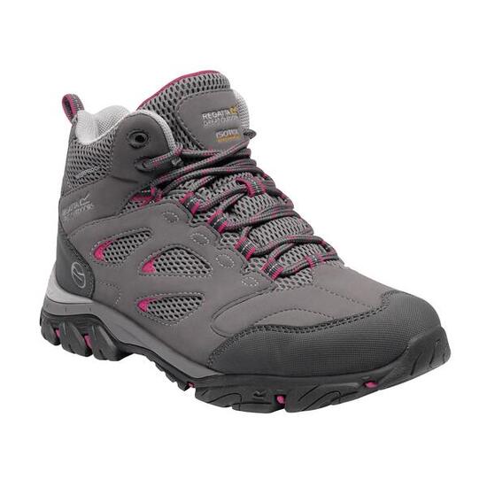 Chaussures Montantes De Randonnée HOLCOMBE Femme (Gris/rose Foncé)