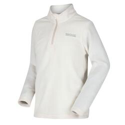 Geweldige Outdoors Kinder Hot Shot II Half Zip Fleece Hoodie (Poolwit)