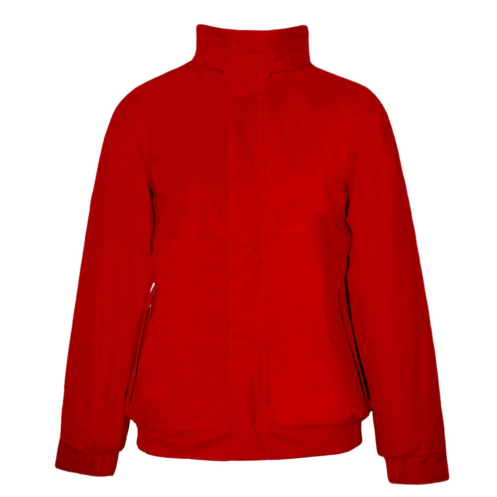 REGATTA Kids/Childrens Waterproof Windproof Dover Jacket (Classic Red/Navy)