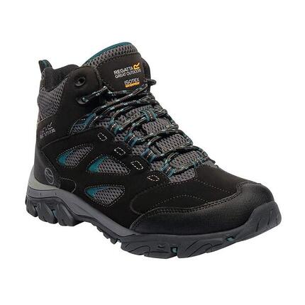 Chaussures Montantes De Randonnée HOLCOMBE Femme (Noir/bleu Sarcelle)