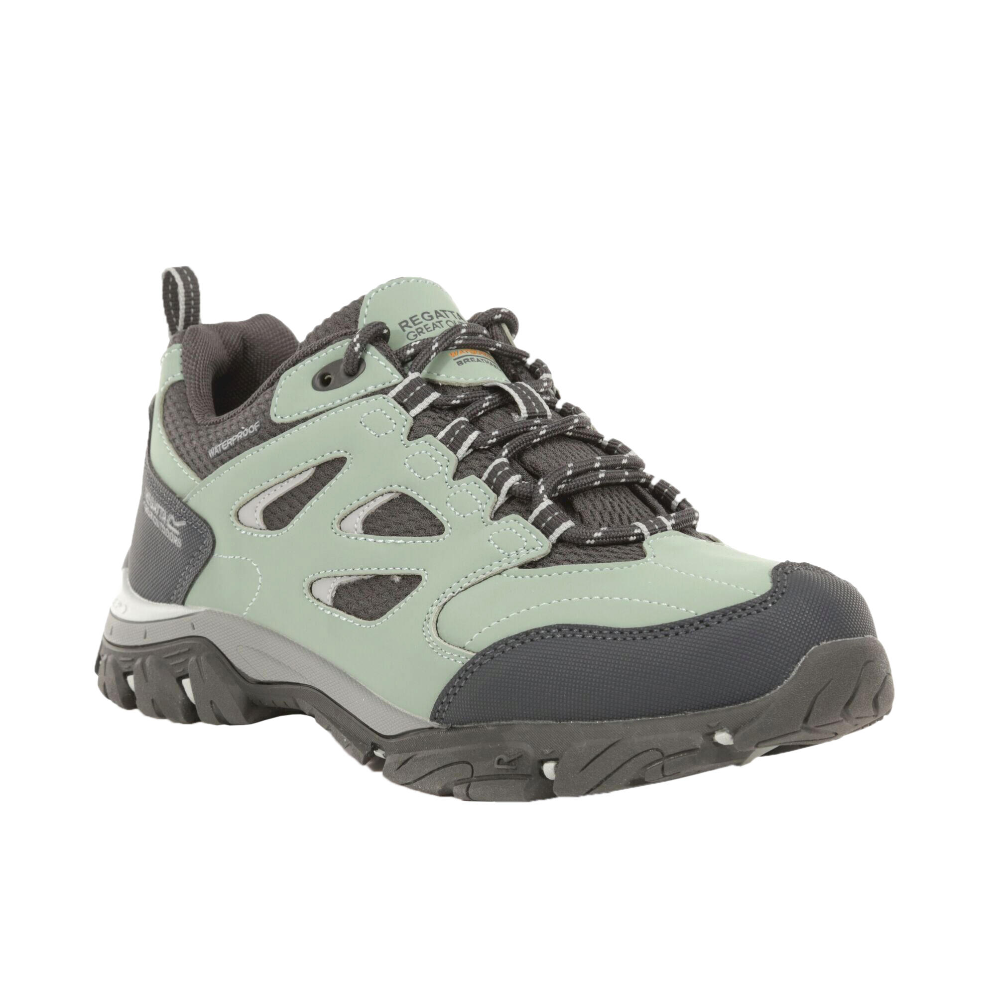REGATTA Womens/Ladies Holcombe IEP Low Hiking Boots (Mint Green/Briar Grey)