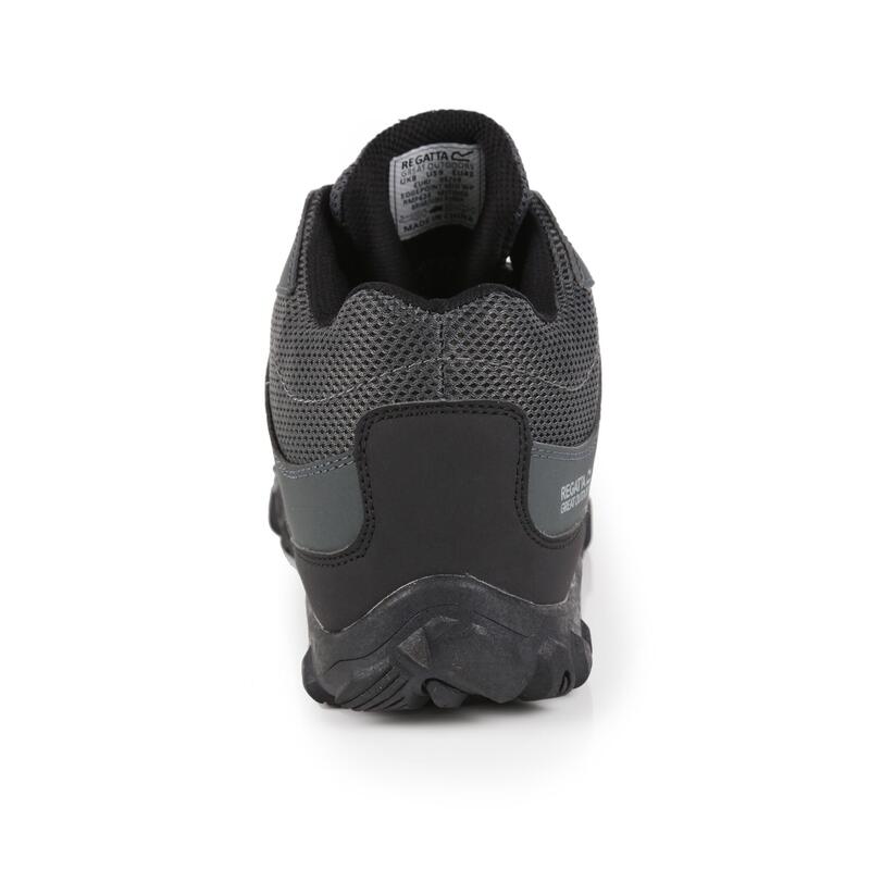 Zapatos de Senderismo Edgepoint con Cordones Diseño Impermeable para Hombre Gris
