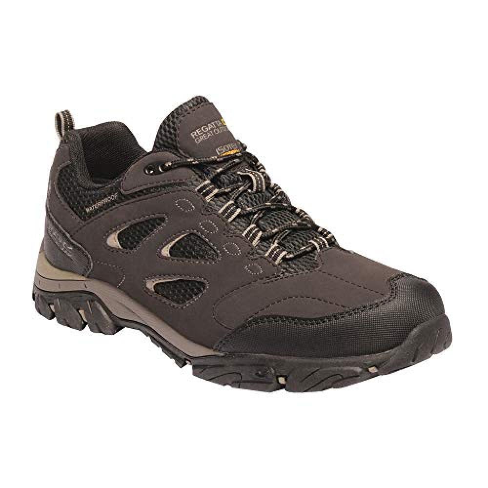 HOLCOMBE Men's hiking boots (Dark brown)