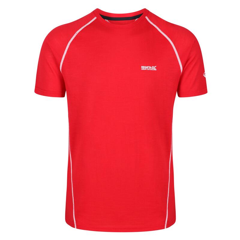 Heren Tornell II Sportshirt (Chinees Rood)