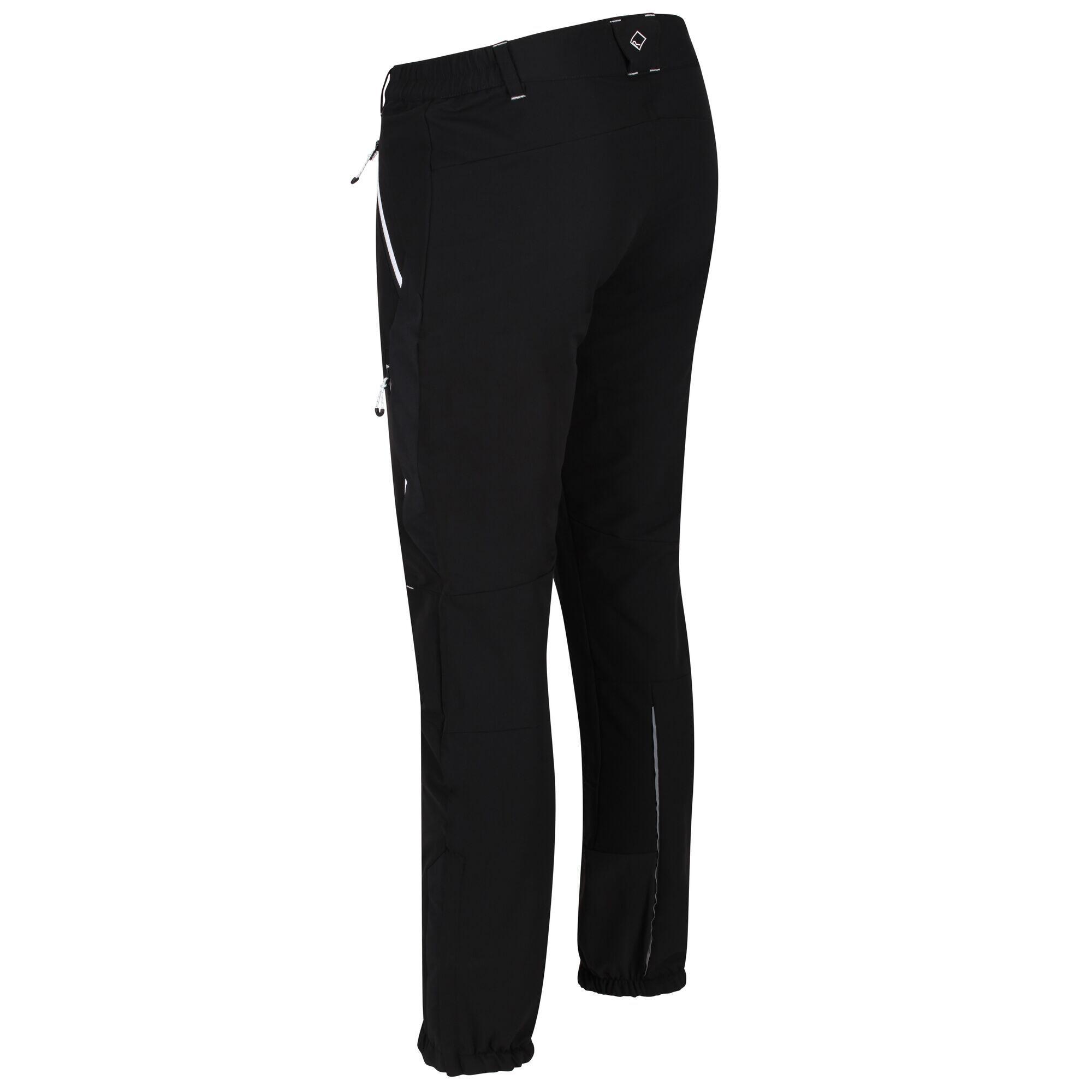 Mens Mountain Walking Trousers (Black) 2/5