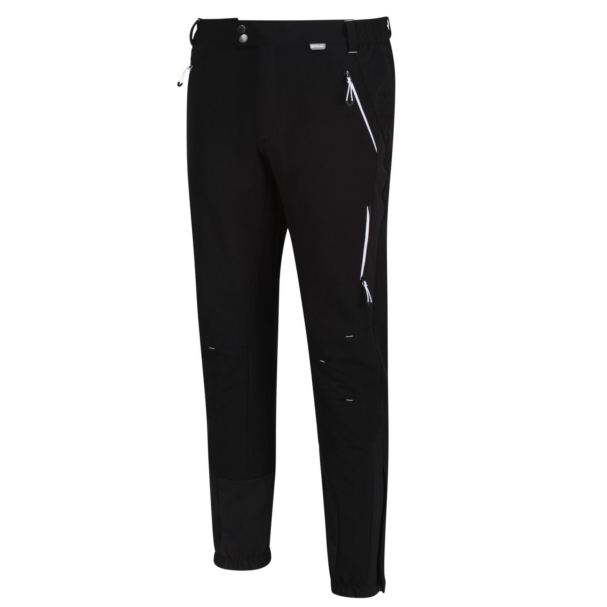 Mens Mountain Walking Trousers (Black) 4/5