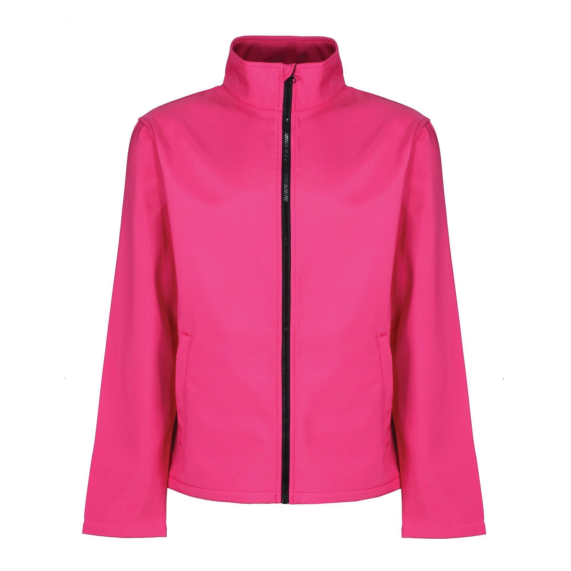 Uomo Giacca softshell ABLAZE (rosa/nero)