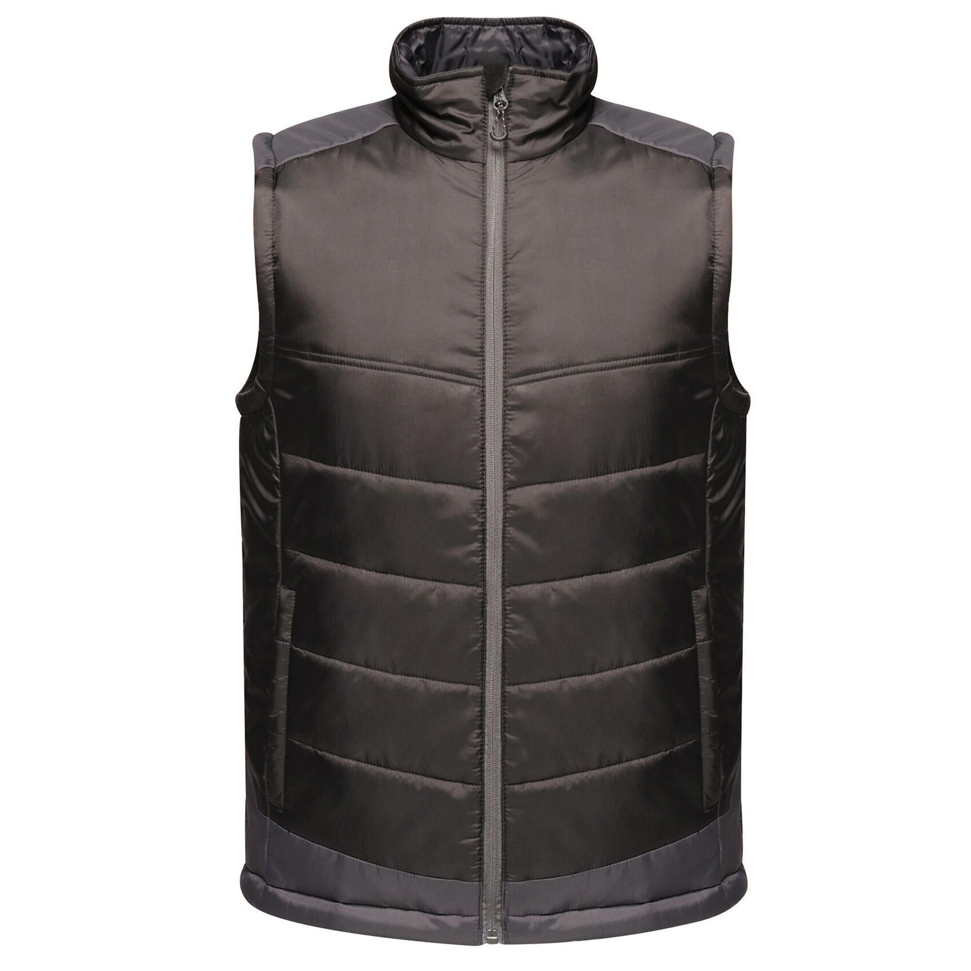 Uomo Gilet UPROAR (nero/grigio)