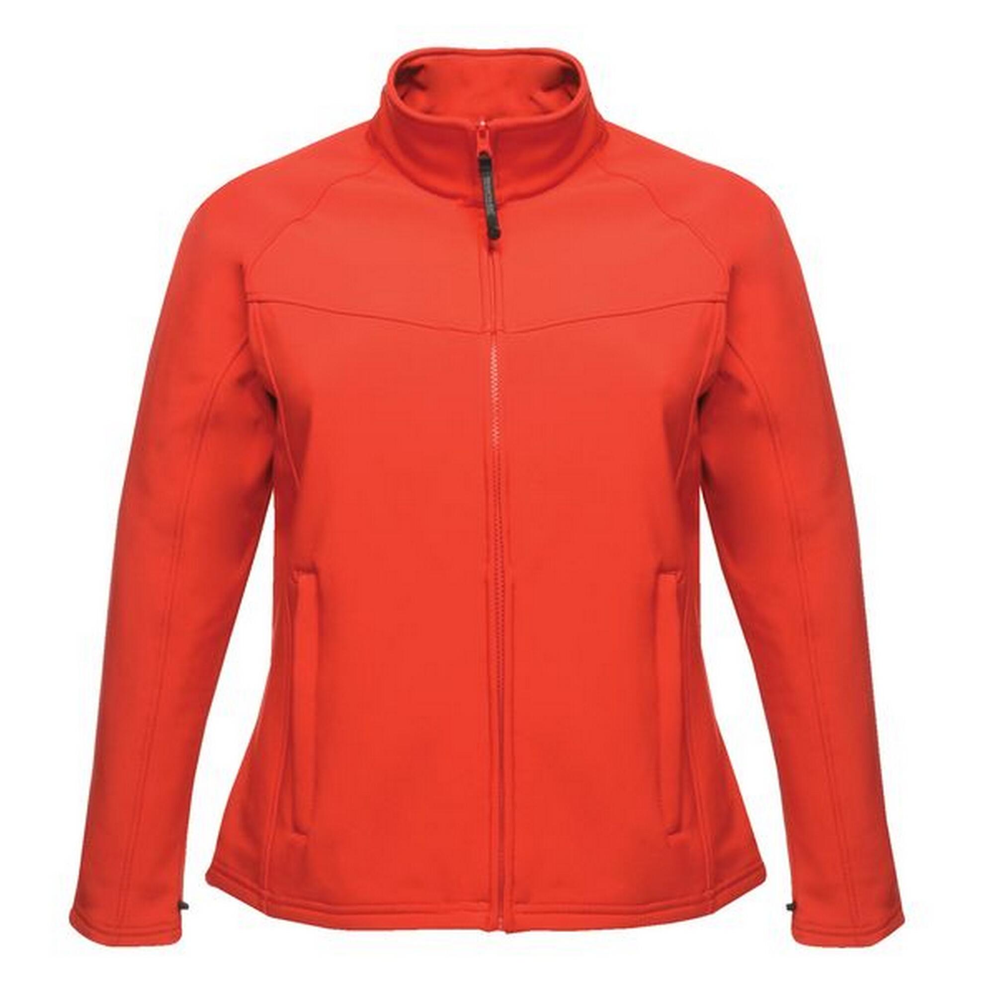 REGATTA Ladies Uproar Softshell Wind Resistant Jacket (Red)