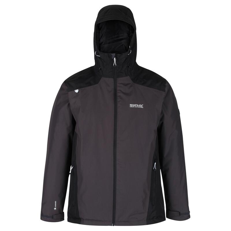 Veste imperméable THORNRIDGE Homme (Gris foncé/noir)