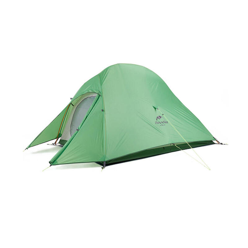 CloudUp2 210T Aluminum Pole Lightweight Tent with Mat (2 persons) - Green