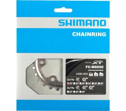 Shimano Kettenblatt 24Z f.FCM8000-2f.