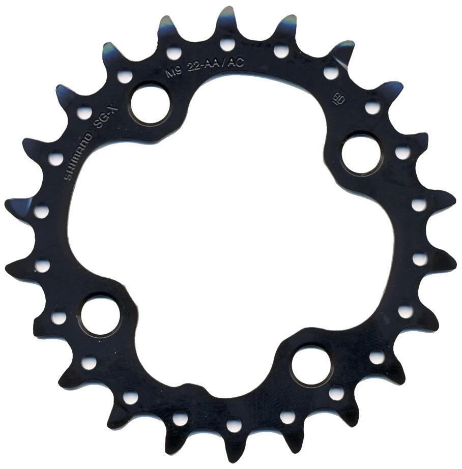 Plateau Shimano SLX 22T pour Vélos 9/10 Vitesses 2/3