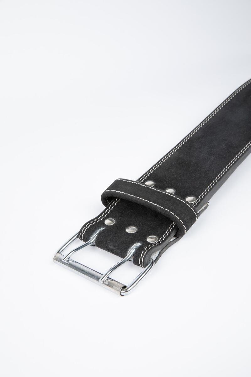 Gorilla Wear 4 Inch Leather Lifting Belt Black