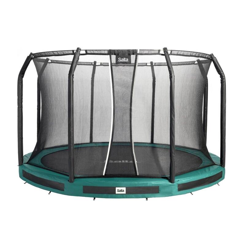 Trampoline - Premium Ground - 396 cm - Rund Graun