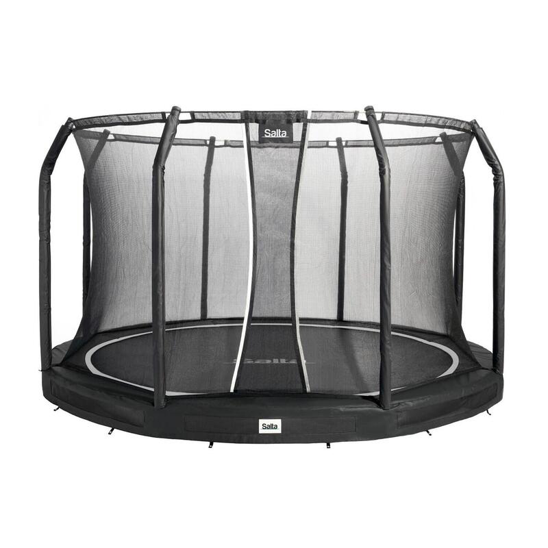 Trampoline - Premium Ground - 305 cm - Rond Noir