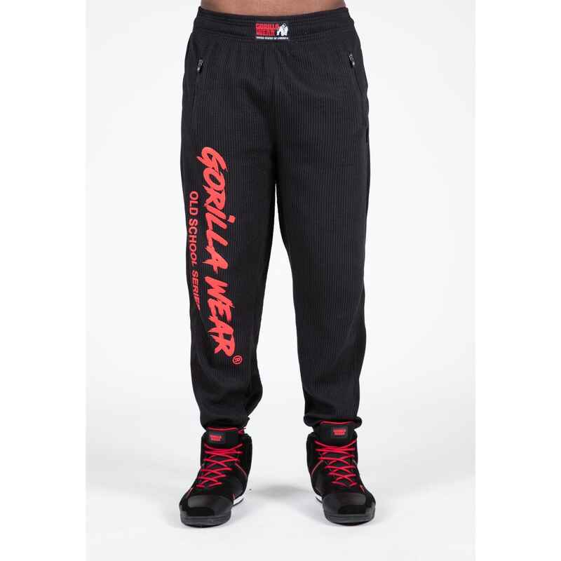 Jogger - Augustine Old School Pants - Schwarz/Rot