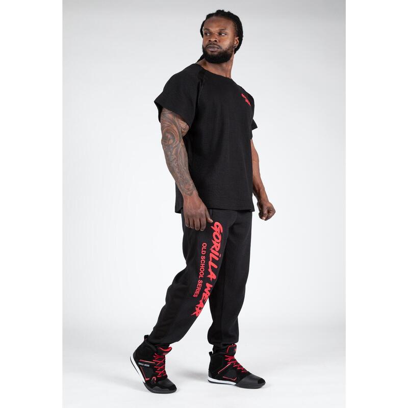 Augustine Old School Workout Top Black/Red