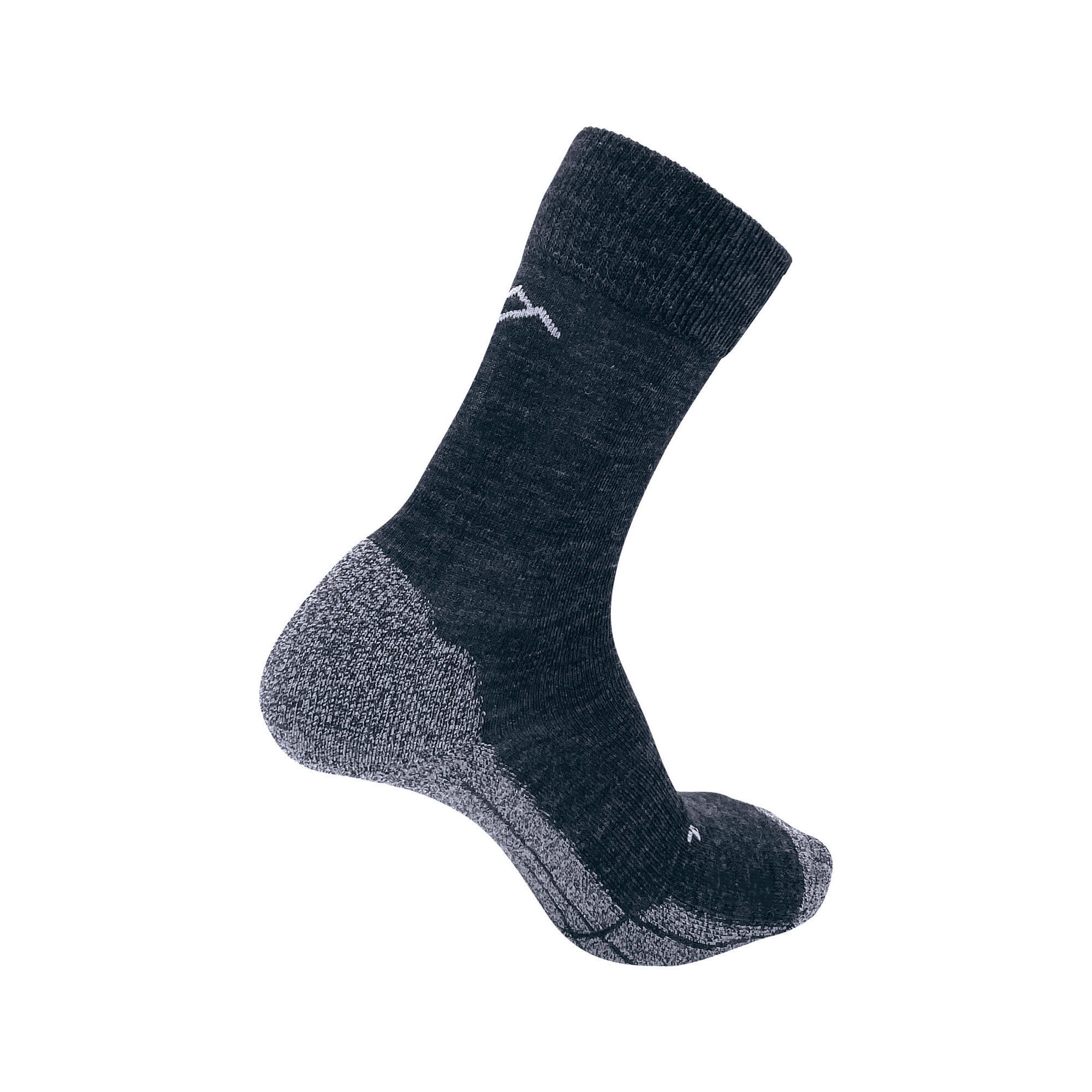Drassn - Chaussettes De Randonnée Mérinos Vohenstrauß Femmes/hommes Respirantes Drassn - Chaussettes - Gris|marron - 45/47 - Decathlon