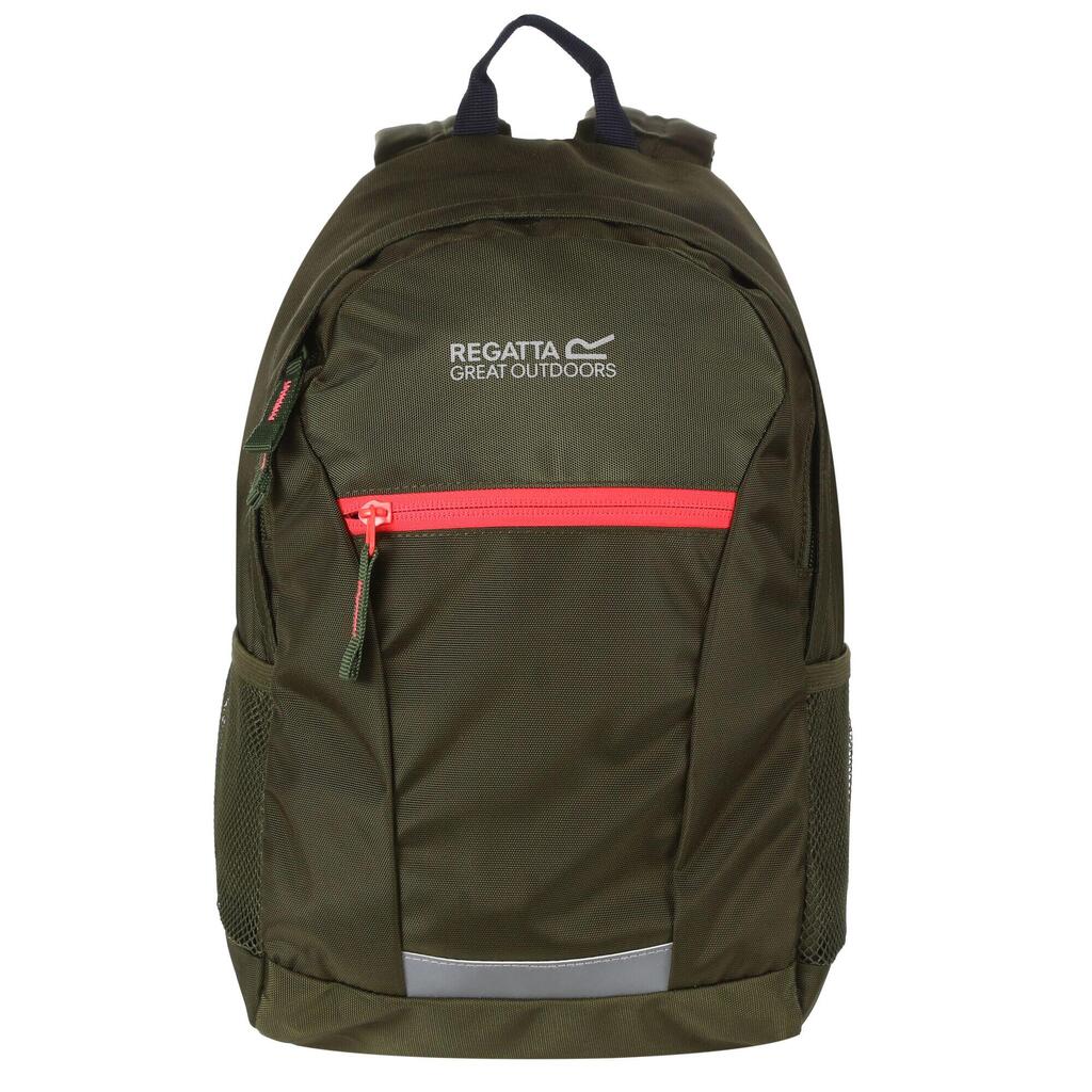 Jaxon III Backpack (10 Litres) (Cypress Green/Diva Pink)