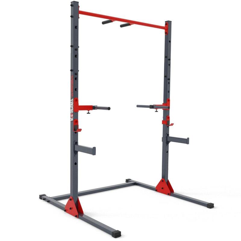 half rek en stationaire optrekstang - rack