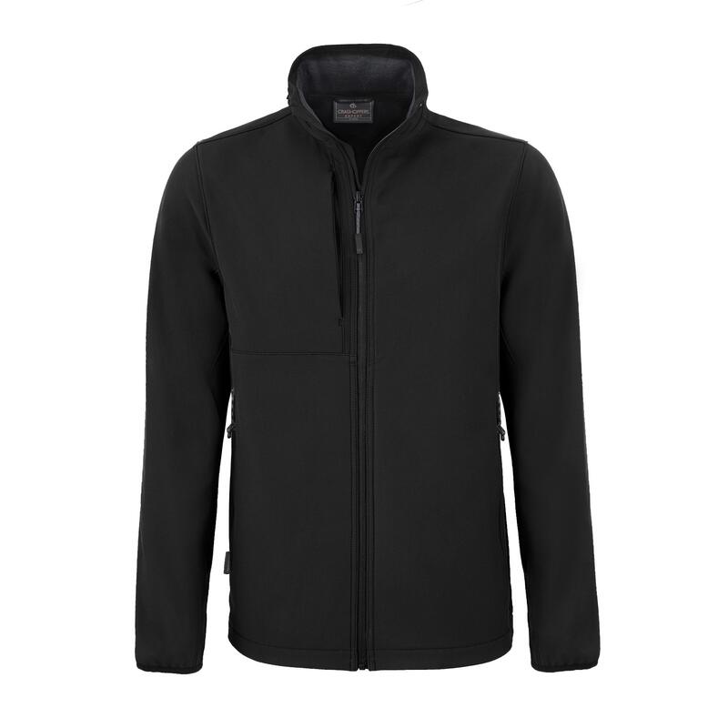 "Expert Basecamp" Softshelljacke für Herren Schwarz