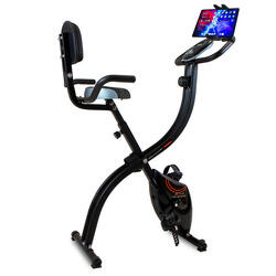Vélo d'appartement YF1500H pliable + support pour tablette/smartphone
