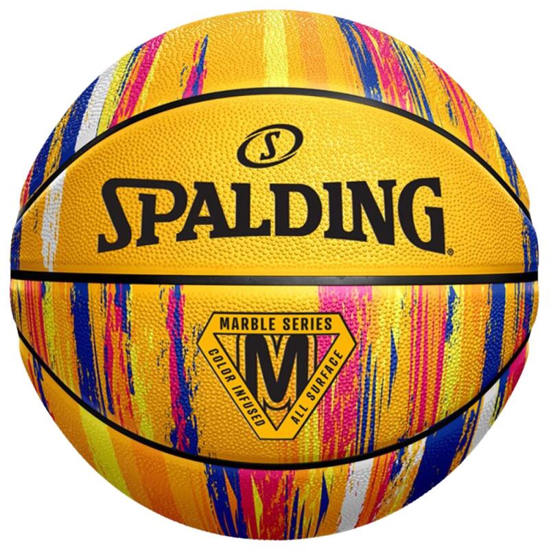 Piłka do koszykówki Spalding Street Marble żółta r. 7