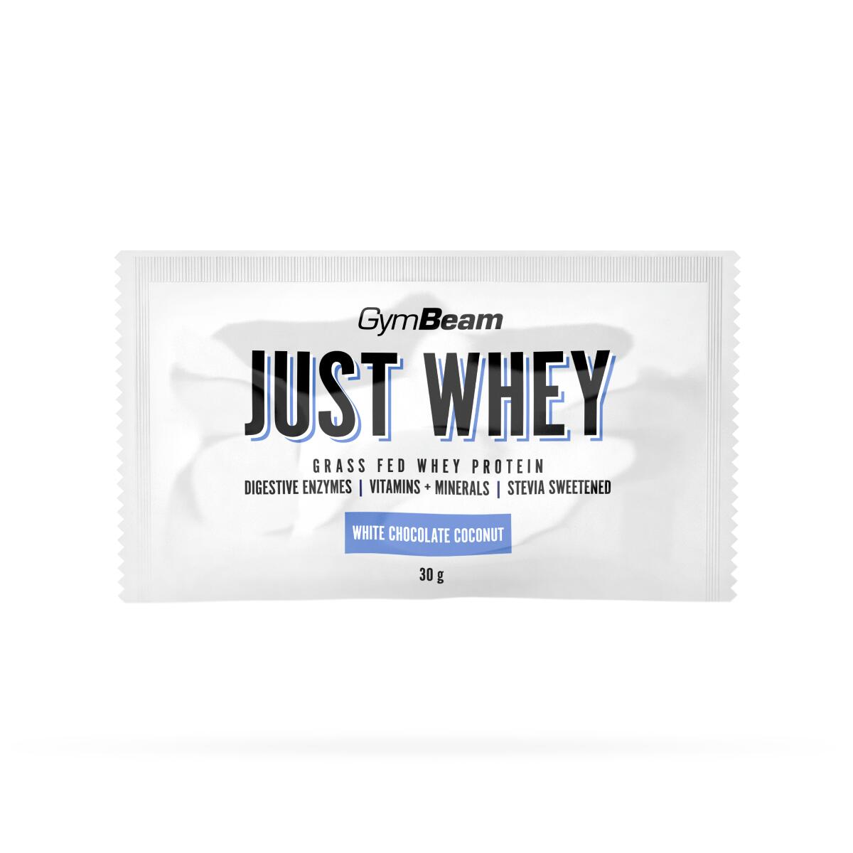 Próbka Just Whey 30 g GymBeam kokos biała czekolada
