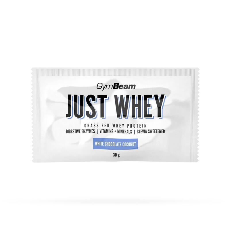 Próbka Just Whey 30 g GymBeam kokos biała czekolada