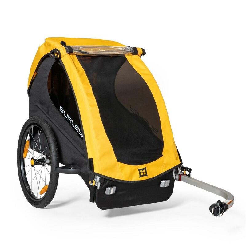 Przyczepka rowerowa dla dziecka Burley Bee Single Żółta