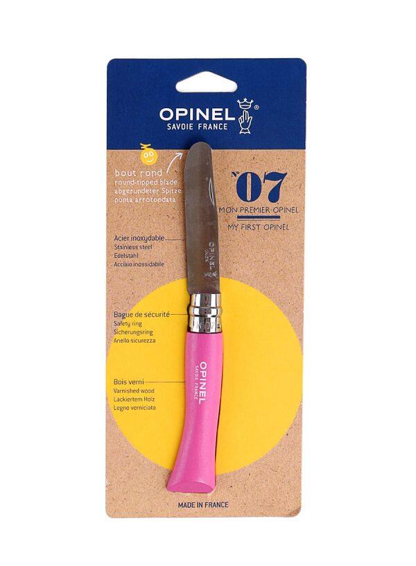 My First Opinel No.7 Fuchsia składany stal-buk dla dziecka