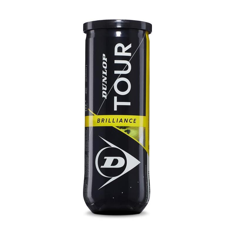 Set di 3 palline da tennis Dunlop tour brilliance