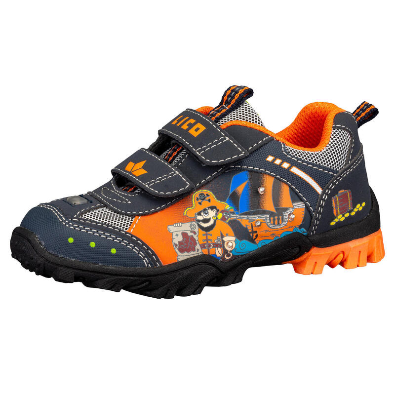 Klettschuh blau Jungen Freizeitschuh Pirate V Blinky