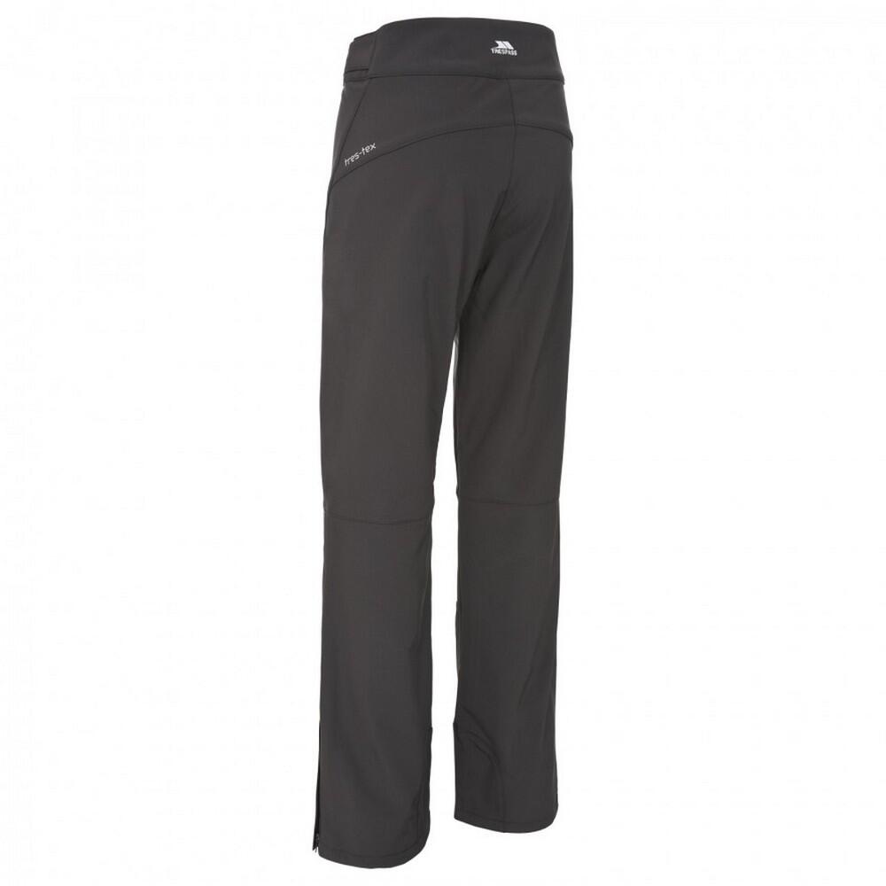 Pantalones de senderismo resistentes al agua modelo Squidge II para mujer Negro 2/4