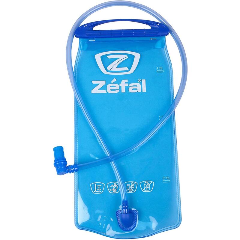 Zéfal- Z Hydro Race - Noir & Rouge Sac à Dos d'hydratation + Poche à Eau 1.5L